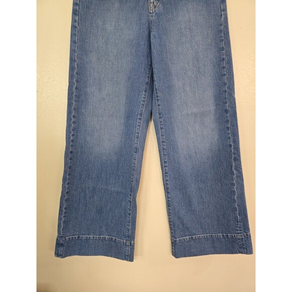 GAP Denim Wide Leg High Rise Jeans Womens Size 8 / 29 Stride Retro Boho - Picture 4 of 10
